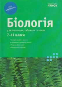 Біологія у визначеннях, таблицях і схемах. 7-11 клас. Рятівник