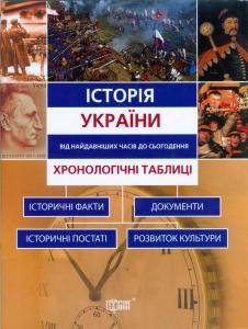 Посібник «Історія України від найдавніших часів до сьогодення. Хронологічні таблиці»