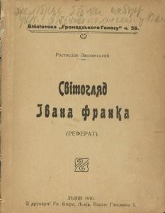 Світогляд Івана Франка